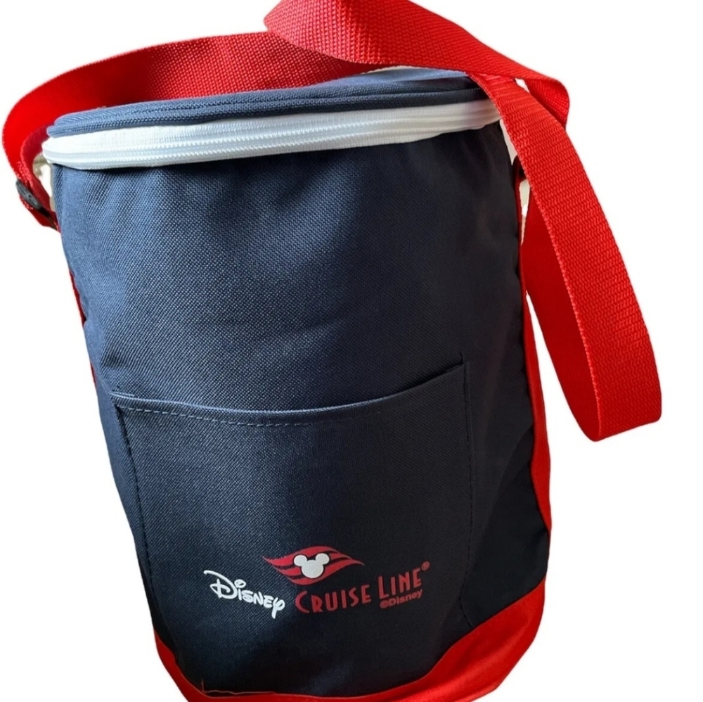 Disney Cruise Line Cooler Bucket Bag Americana 28” Round Cylinder Insulated